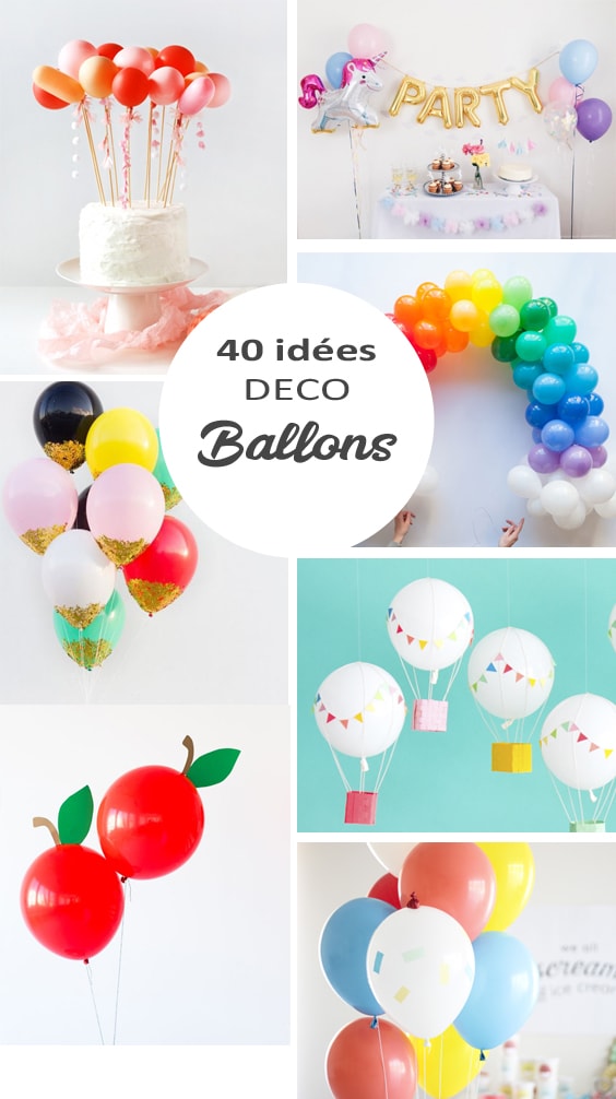 Décoration - Anniversaire fille Ballons Hélium et accessoires Anniversaire  coloré